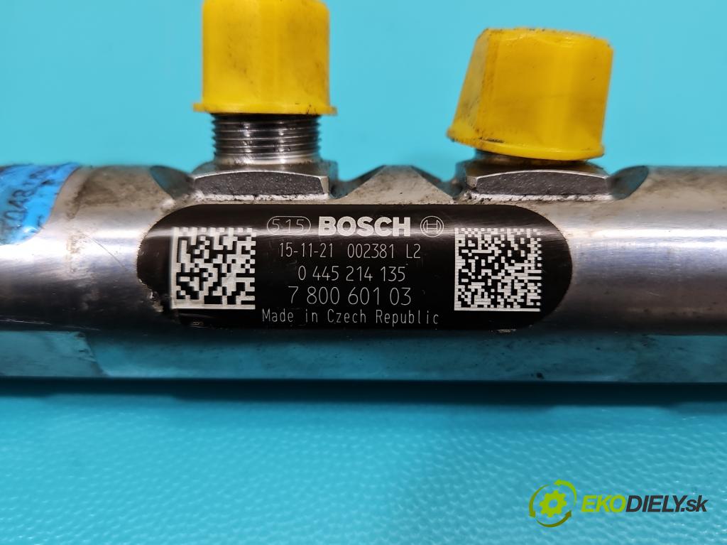 Bmw 5 F10 2010-2017 2.0d 218 HP automatic 160 kW 1995 cm3 5- lišta vstrekovacia 0445214135 (Vstrekovacia lišta)