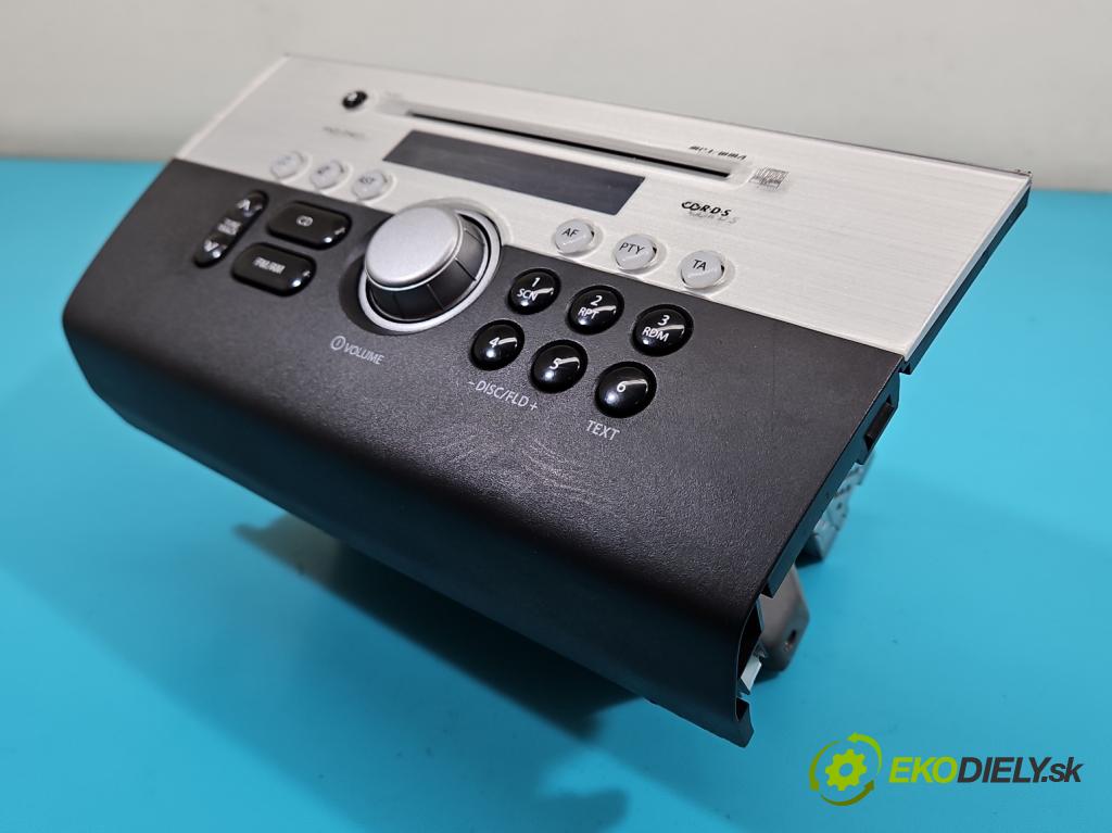 Suzuki Swift Mk6 2005-2010 1.6 16V 125 HP manual 92 kW 1586 cm3 3- Radio originál 39101-62J2