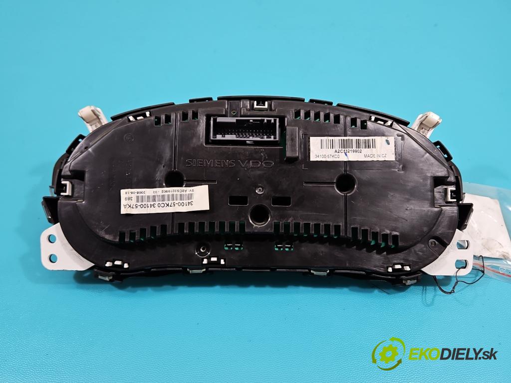 Suzuki Swift Mk6 2005-2010 1.6 16V 125 HP manual 92 kW 1586 cm3 3- prístrojovka/ budíky 34100-57KC0 (Prístrojová doska)