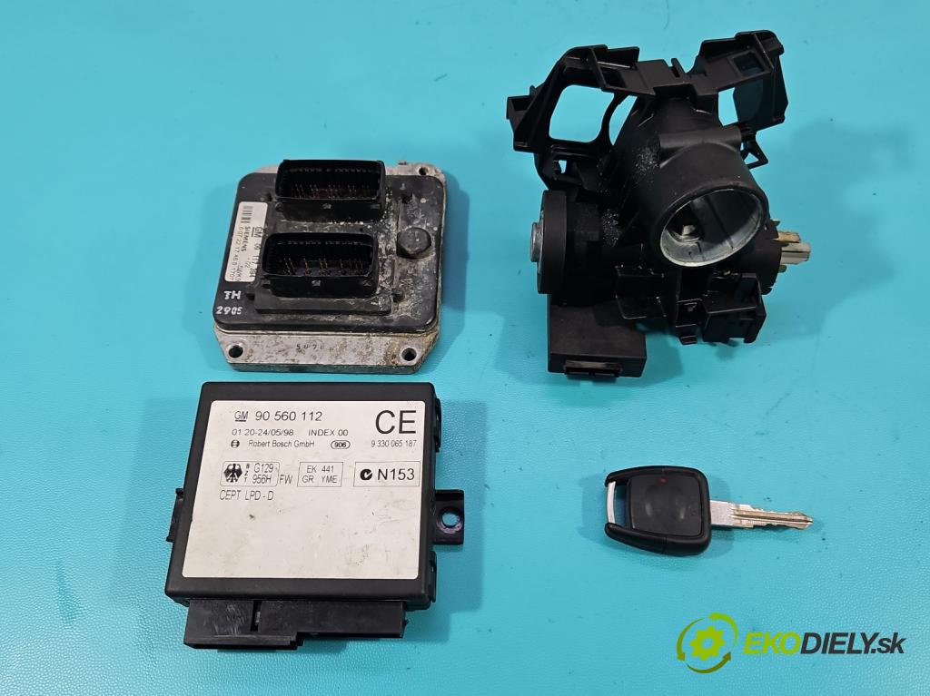 Opel Astra II 1998-2009 1.8 16V 116 HP manual 85 kW 1796 cm3 5- riadiaca jednotka motora 09117394
