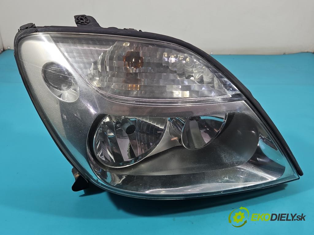 Renault Scenic I 1996-2003 1.6 16V 107 HP manual 79 kW 1598 cm3 5- Reflektor: pravý  (Svetlo predné pravé)