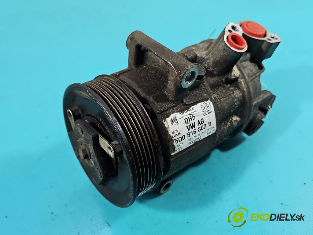 Skoda Karoq 2017- 1.5 TSI 150 HP automatic 110 kW 1498 cm3 5- Kompresor: klimatizácie 5Q0816803B (Kompresor klimatizácie)