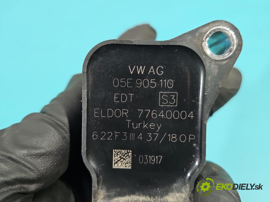 Skoda Karoq 2017- 1.5 TSI 150 HP automatic 110 kW 1498 cm3 5- cievka zapaľovacia 05E905110 (Zapaľovacia cievka)