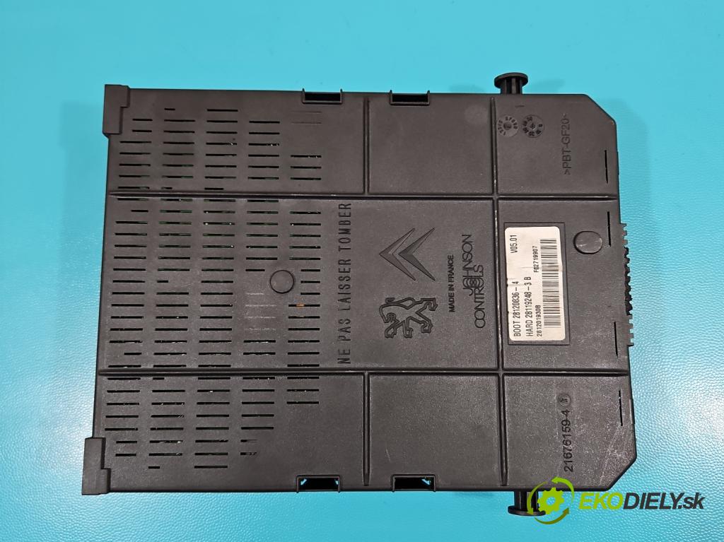 Citroen C4 Grand picasso I 2006-2013 1.6 hdi 109 HP automatic 80 kW 1560 cm3 5- riadiaca jednotka motora 9664617680
