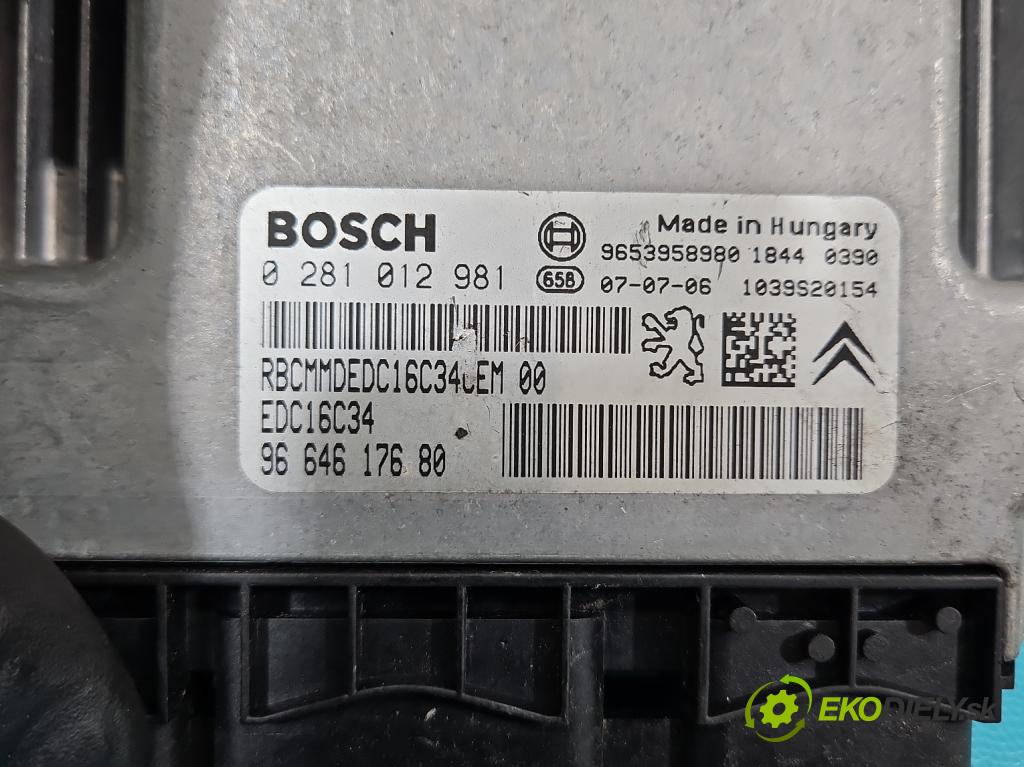 Citroen C4 Grand picasso I 2006-2013 1.6 hdi 109 HP automatic 80 kW 1560 cm3 5- riadiaca jednotka motora 9664617680