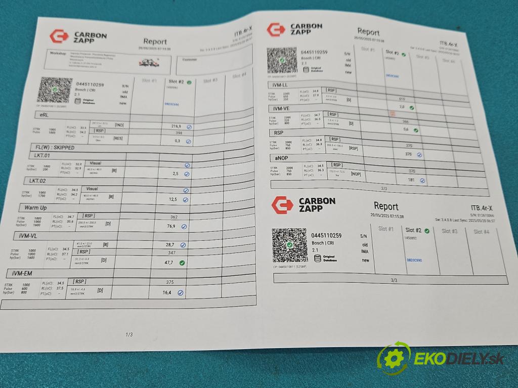 Citroen C4 Grand picasso I 2006-2013 1.6 hdi 109 HP automatic 80 kW 1560 cm3 5- vstrek 0445110259 (Vstrekovač paliva)