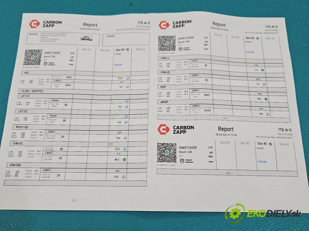 Citroen C4 Grand picasso I 2006-2013 1.6 hdi 109 HP automatic 80 kW 1560 cm3 5- vstrek 0445110259 (Vstrekovač paliva)