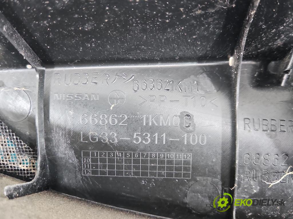 Nissan Juke I 2010-2019 1.2 T 116 HP manual 85 kW 1197 cm3 5- torpédo 66862-1KM0B (Torpédo (plast pod čelným sklom))