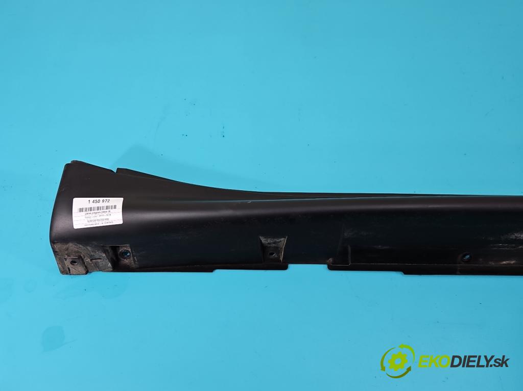 Nissan Juke I 2010-2019 1.2 T 116 hp manual 85 kW 1197 cm3 5- lišta práh: pravé 768501KA6A (Prahová lišta)