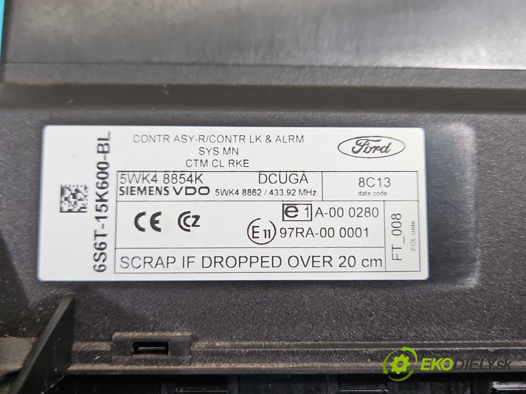 Ford Fusion 1.4 16V 80 HP manual 59 kW 1388 cm3 5- riadiaca jednotka motora 6S61-12A650-GD
