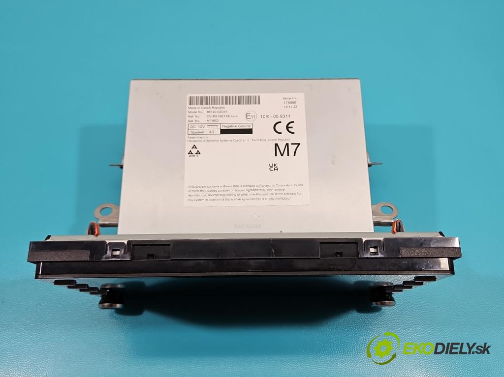 Toyota Corolla E21 2019- 1.8 16V 98 HP automatic 72 kW 1798 cm3 4- Radio originál 86140-02D41