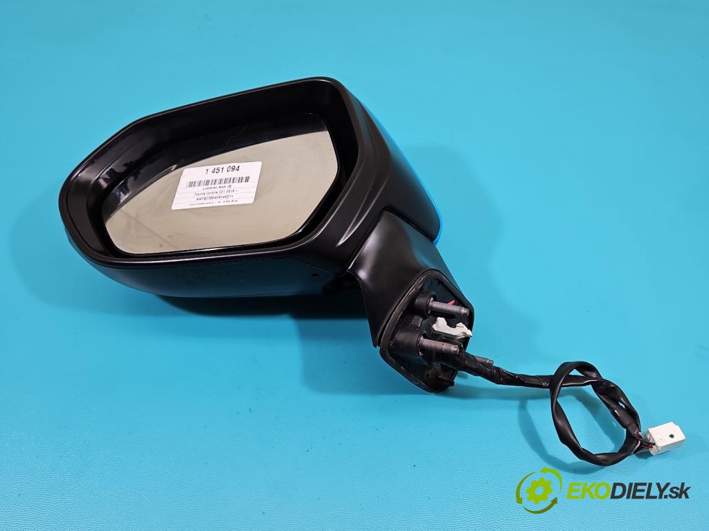 Toyota Corolla E21 2019- 1.8 16V 98 HP automatic 72 kW 1798 cm3 4- zrkadlo ľavé  (Kľučka dverí ostatné)