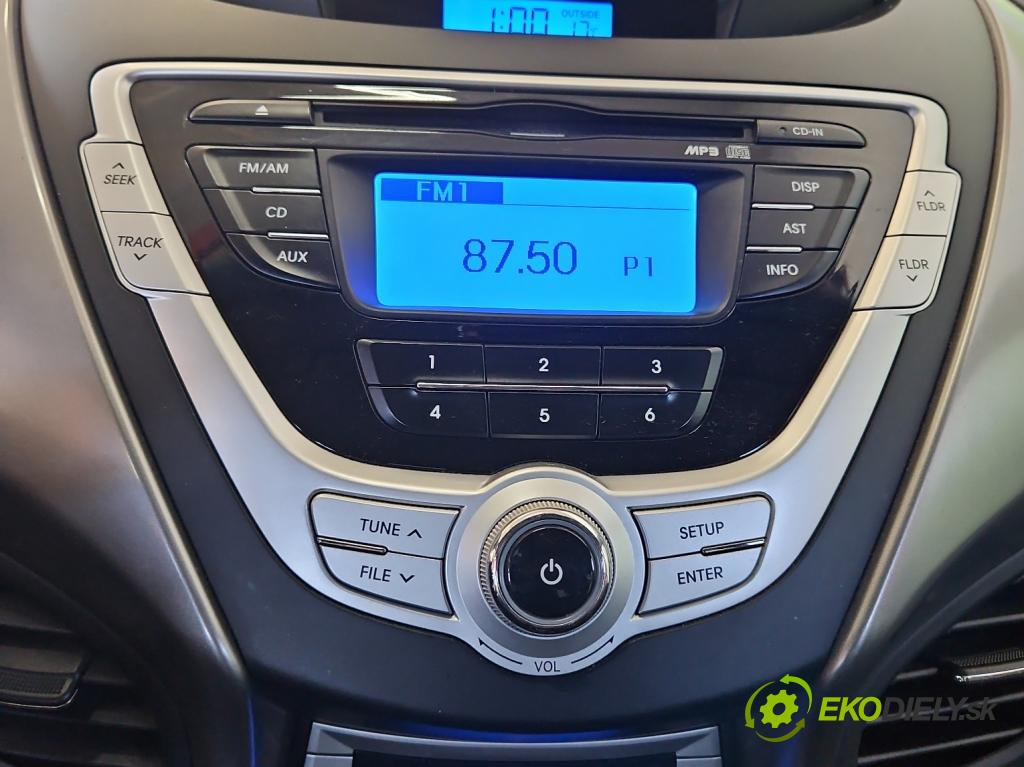 Hyundai Elantra V 2010-2016 1.6 GDI 132  HP manual 97 kW 1591 cm3 4- Radio originál 96170-3X600BLH