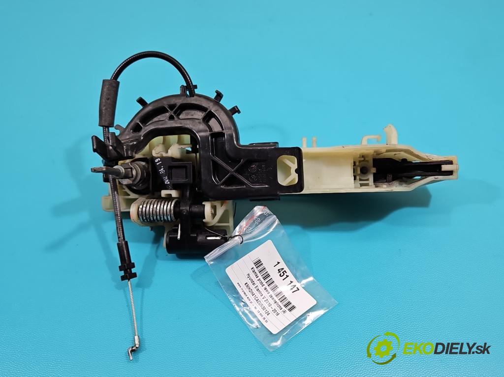 Hyundai Elantra V 2010-2016 1.6 GDI 132  HP manual 97 kW 1591 cm3 4- rukoväť predné ľavé mimo:  (Kľučka dverí vonkajšia predná ľavá)