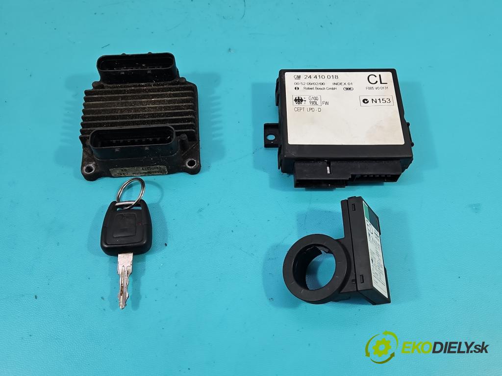 Opel Astra II 1998-2009 1.6 16V 101 HP manual 74 kW 1598 cm3 5- riadiaca jednotka motora 09355929