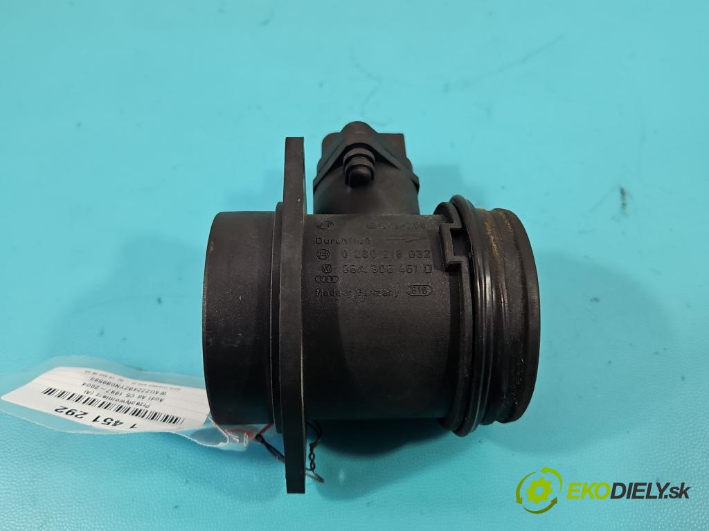 Audi A6 C5 1997-2004 1.8 T 150 HP manual 110 kW 1781 cm3 4- průtokoměr: 0280218032 (Váha vzduchu)