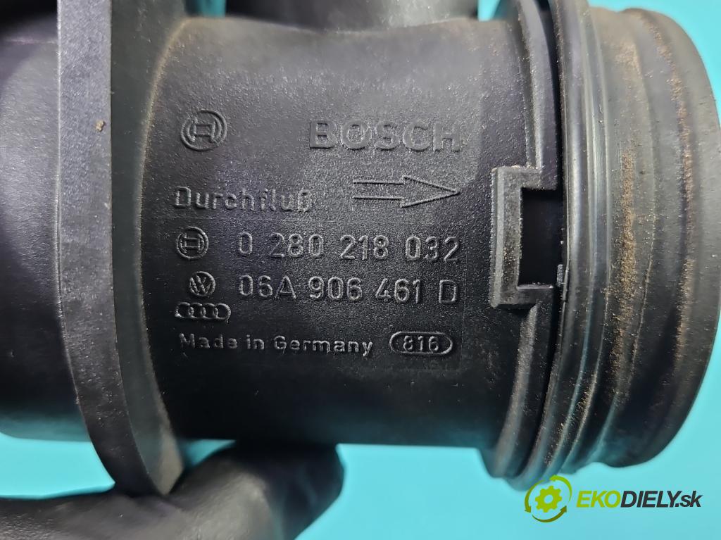 Audi A6 C5 1997-2004 1.8 T 150 HP manual 110 kW 1781 cm3 4- průtokoměr: 0280218032 (Váha vzduchu)