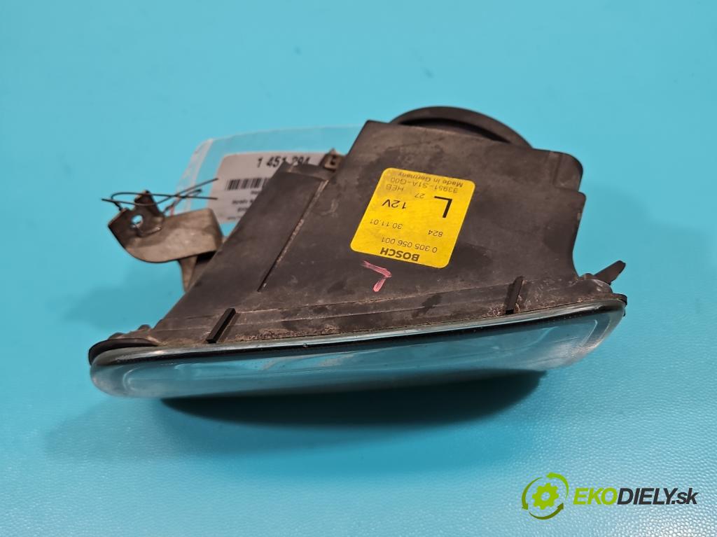 Honda Accord VI 1998-2002 1,8.0 16V 136 HP manual 100 kW 1850 cm3 5- Halogen ľavý 0305056001 (Kľučka dverí ostatné)