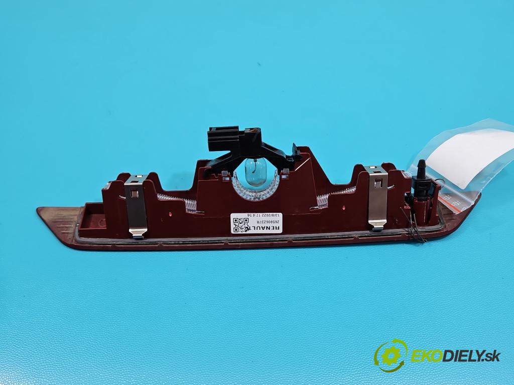 Dacia Sandero III 2020- 1.0 Tce 91 KM manual 67 kW 999 cm3 5- světlo: stop: 265906237R