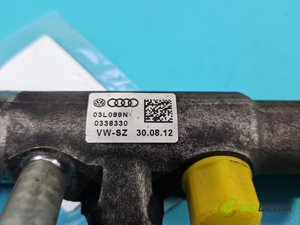 Vw Passat CC 2008-2016 2.0 tdi 140 HP automatic 103 kW 1968 cm3 4- lišta vstrekovacia 03L089N (Vstrekovacia lišta)