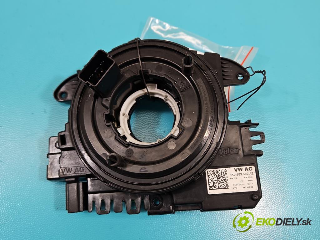 Skoda Superb II 2008-2015 2.0 tdi 170 HP automatic 125 kW 1968 cm3 5- Páska: airbag 5K0953569AE (Airbag)