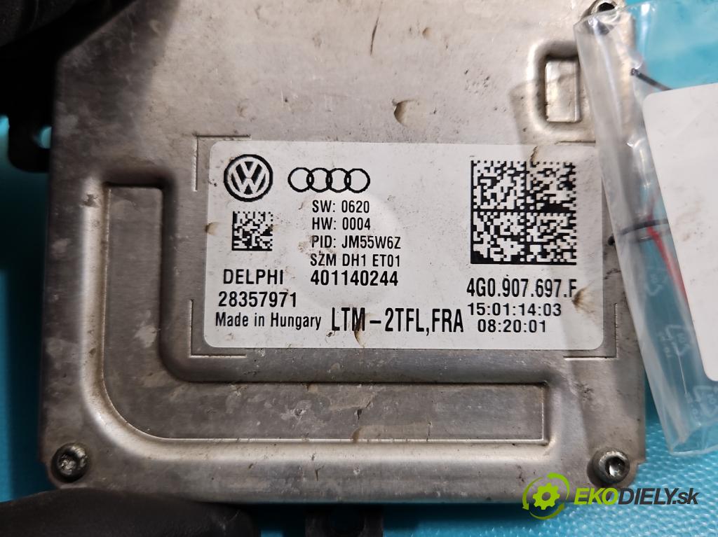 Skoda Superb II 2008-2015 2.0 tdi 170 HP automatic 125 kW 1968 cm3 5- střídač: xenon 4G0907697F (Riadiaca jednotka xenónu)