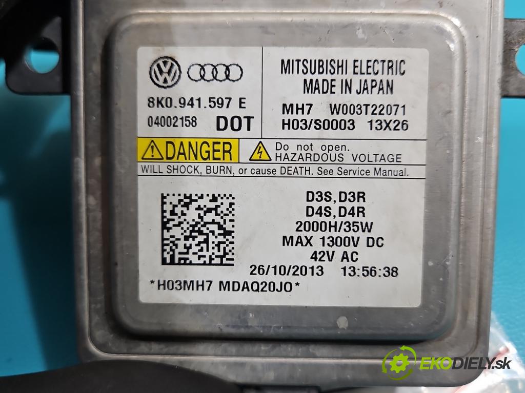 Skoda Superb II 2008-2015 2.0 tdi 170 HP automatic 125 kW 1968 cm3 5- střídač: xenon 8K0941597E (Riadiaca jednotka xenónu)