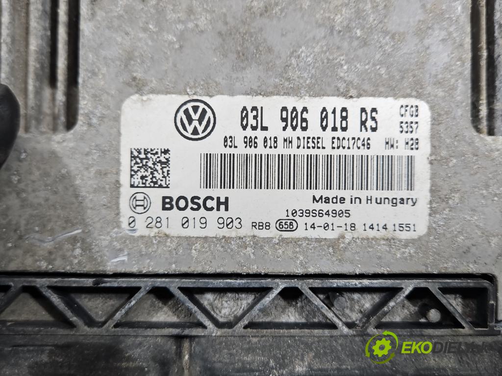 Skoda Superb II 2008-2015 2.0 tdi 170 HP automatic 125 kW 1968 cm3 5- riadiaca jednotka motora 03L906018RS
