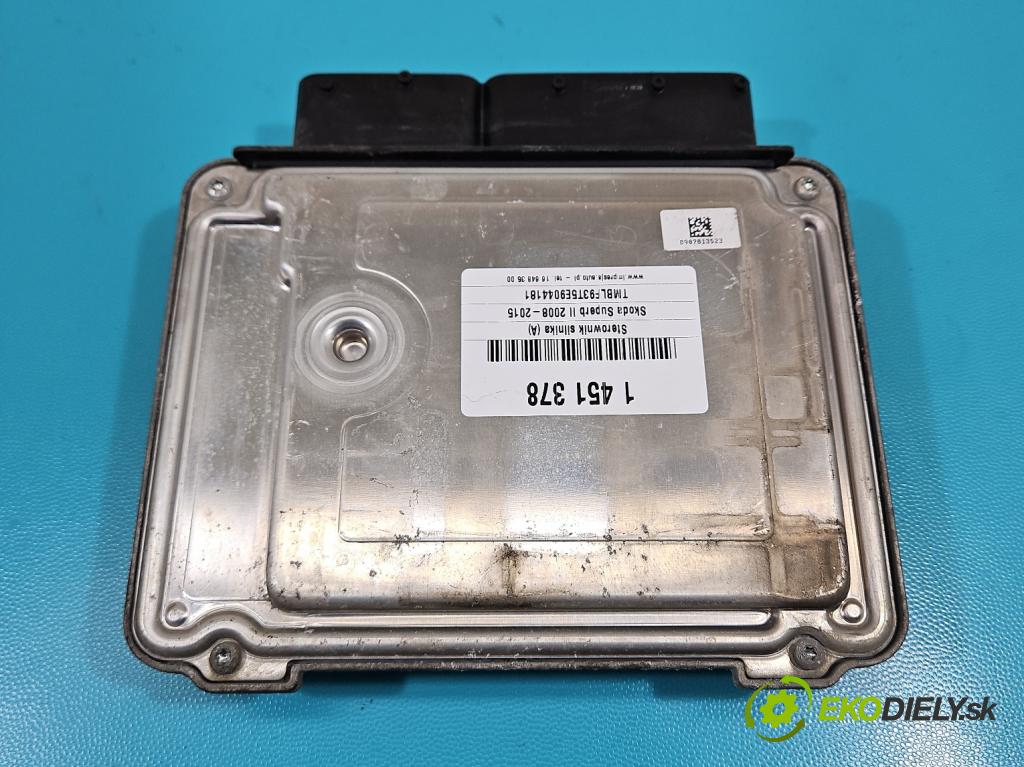 Skoda Superb II 2008-2015 2.0 tdi 170 HP automatic 125 kW 1968 cm3 5- riadiaca jednotka motora 03L906018RS