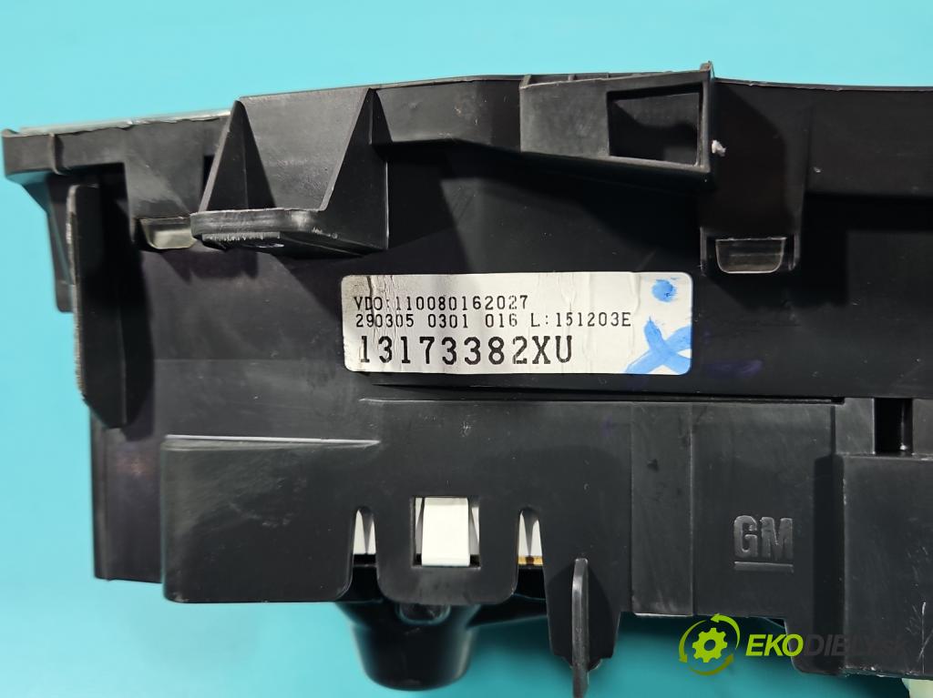 Opel Meriva A 2002-2010 1.6 16V 101 HP manual 74 kW 1598 cm3 5- riadiaca jednotka motora 12230554