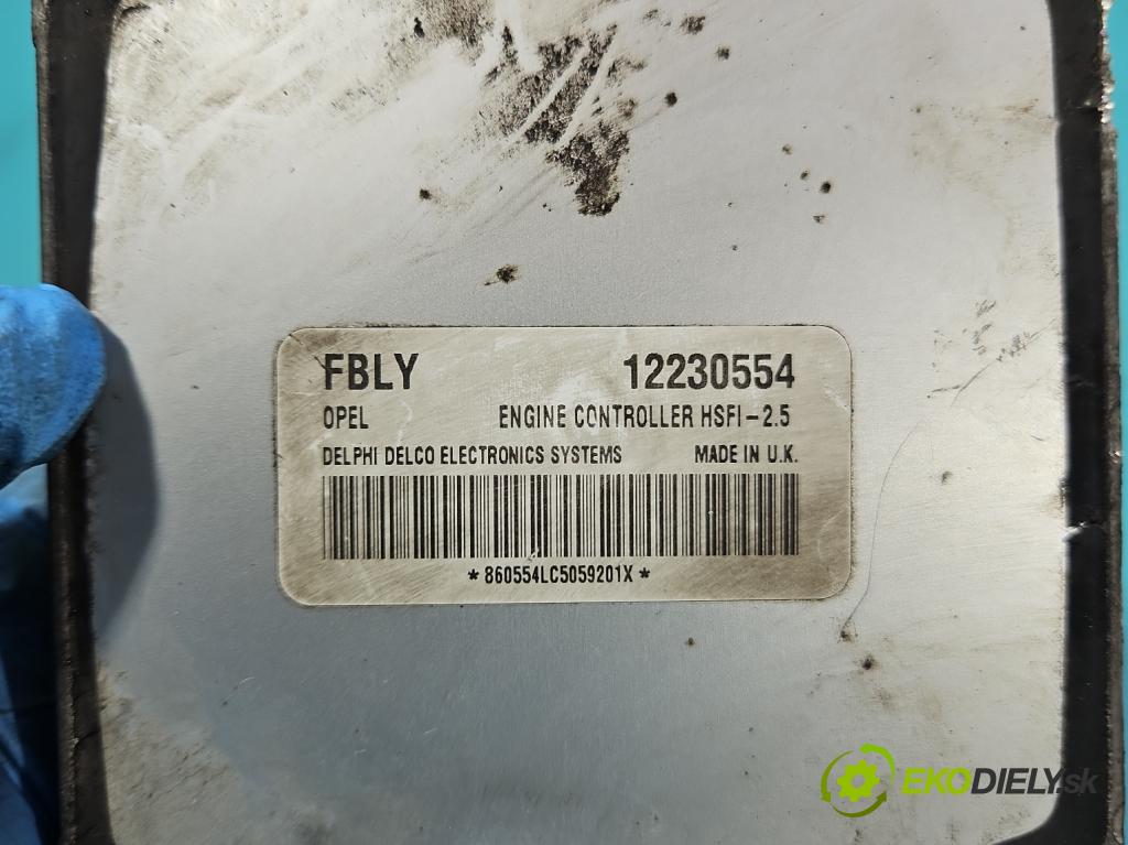 Opel Meriva A 2002-2010 1.6 16V 101 HP manual 74 kW 1598 cm3 5- riadiaca jednotka motora 12230554