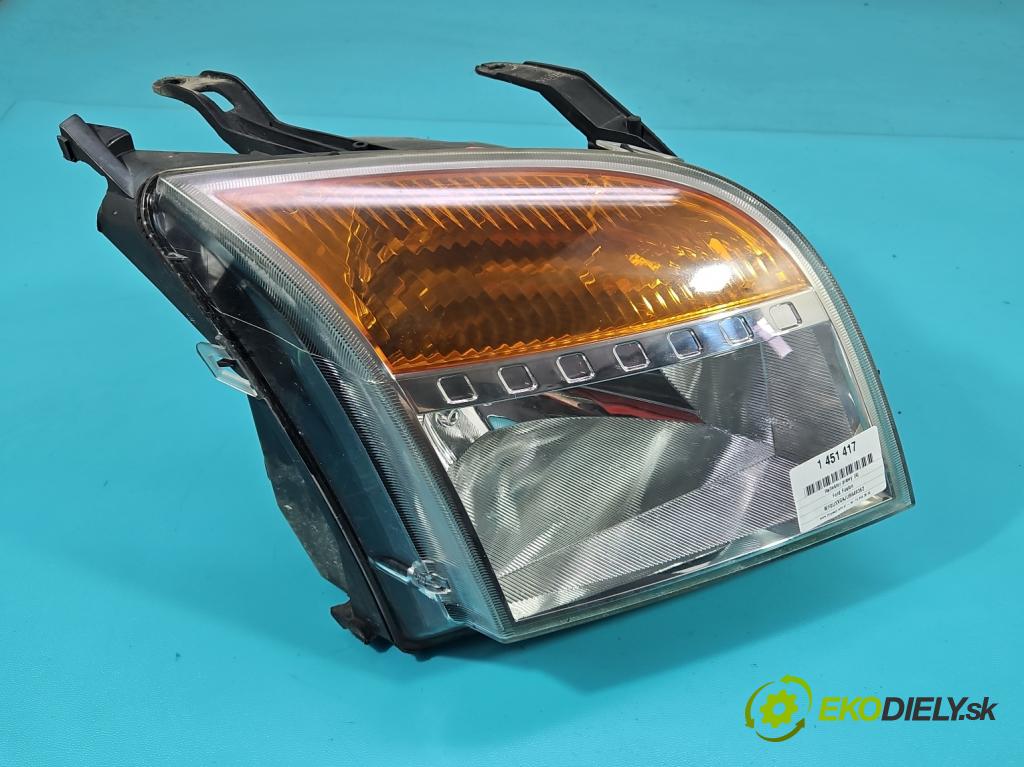 Ford Fusion 1.4 16V 80 HP manual 59 kW 1388 cm3 5- Reflektor: pravý  (Svetlo predné pravé)