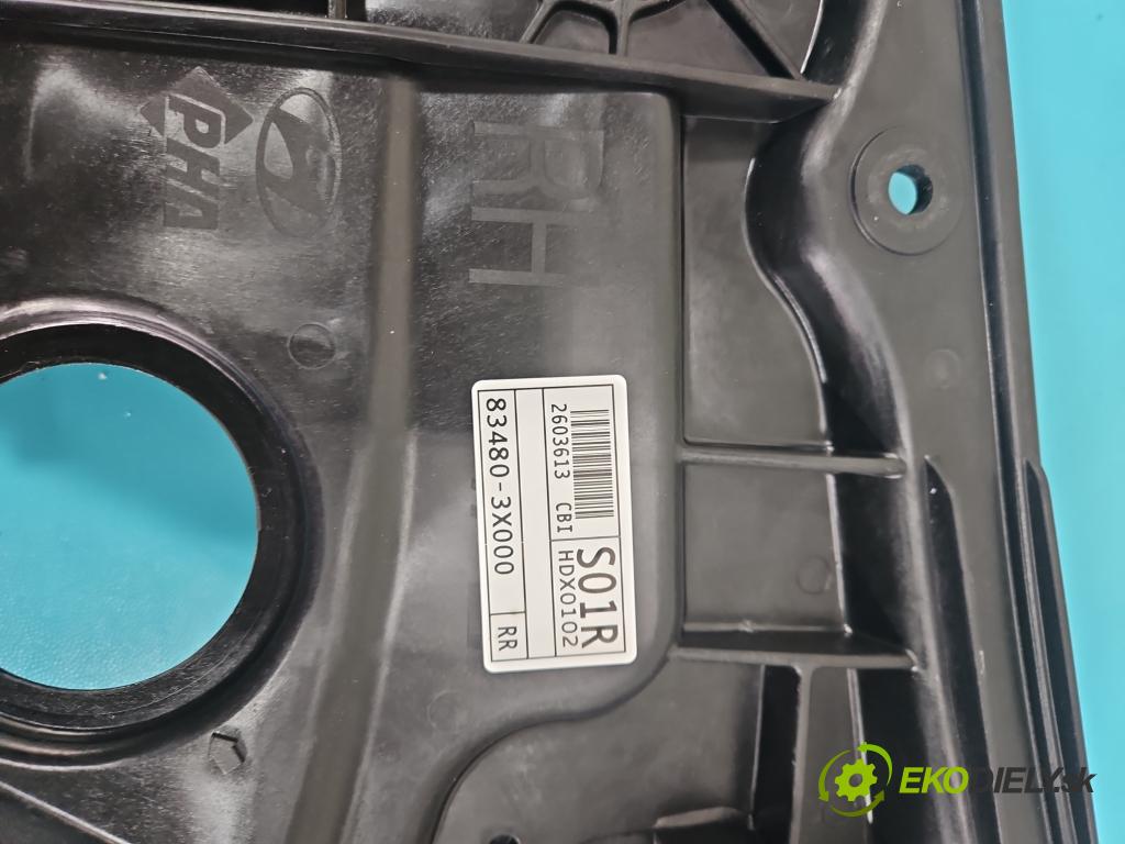 Hyundai Elantra V 2010-2016 1.6 GDI 132 hp manual 97 kW 1591 cm3 4- mechanismus stahování zadní pravý 83480-3X000