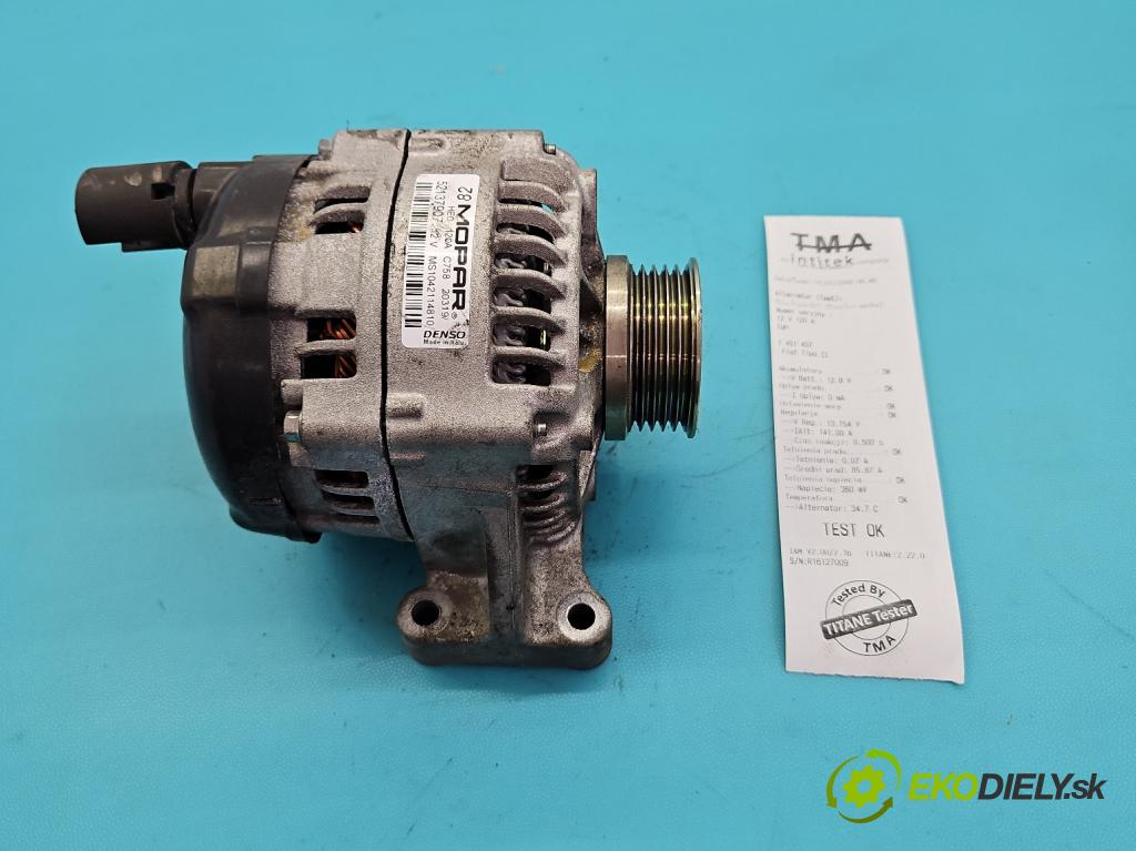 Fiat Tipo II 2015- 1.4 16V 95 HP manual 70 kW 1368 cm3 5- Alternator 52137907 (Alternátor)
