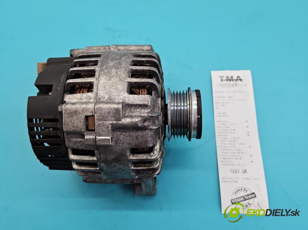 Audi A6 C5 1997-2004 1.8 T 150 HP manual 110 kW 1781 cm3 4- Alternator 06B903016E (Alternátor)