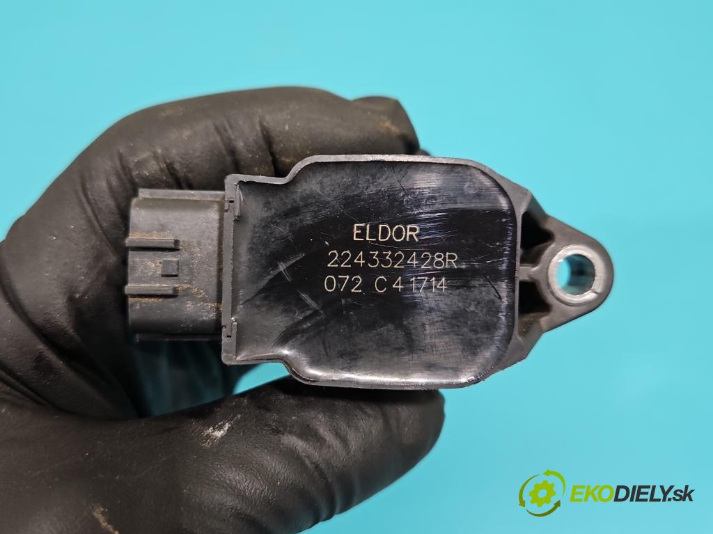 Nissan Juke I 2010-2019 1.2 T 116 HP manual 85 kW 1197 cm3 5- cievka zapaľovacia 224332428R (Zapaľovacia cievka)