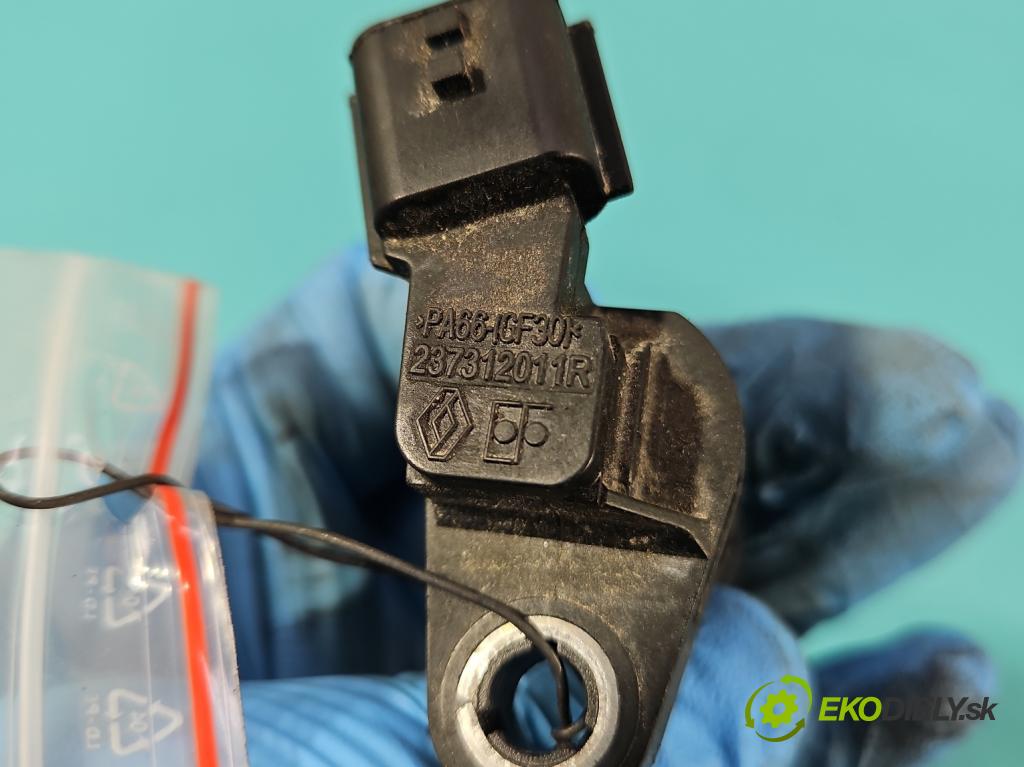 Nissan Juke I 2010-2019 1.2 T 116 HP manual 85 kW 1197 cm3 5- snímač pozícia: hriadele kľukovej 237312011R (Snímač polohy kľukového hriadeľa)