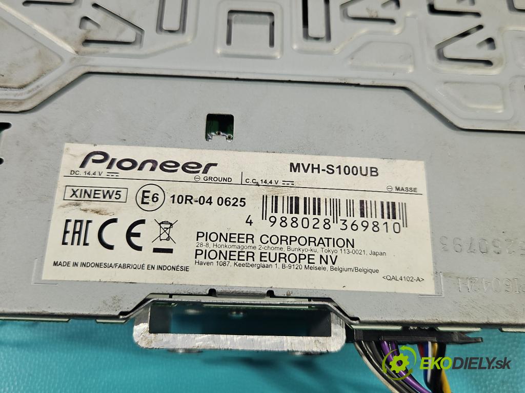 Seat Leon I 1999-2005 1.9 tdi 90 HP manual 66 kW 1896 cm3 5- Radio MVH-S100UB