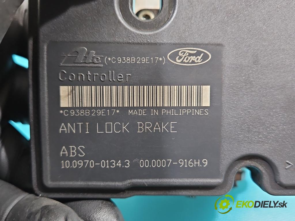 Ford Fusion 1.4 16V 80 HP manual 59 kW 1388 cm3 5- čerpadlo abs 4S61-2M110-DA (Pumpa ABS)