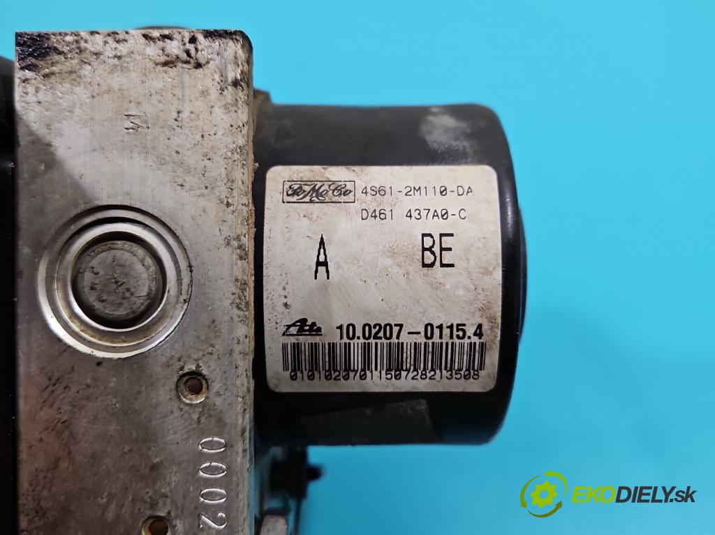 Ford Fusion 1.4 16V 80 HP manual 59 kW 1388 cm3 5- čerpadlo abs 4S61-2M110-DA (Pumpa ABS)