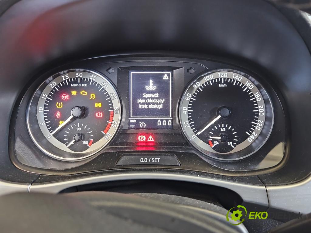 Skoda Fabia III 2014- 2021 1.4 tdi 90 HP manual 66 kW 1422 cm3 5- prístrojovka/ budíky 6V0920743A (Prístrojová doska)