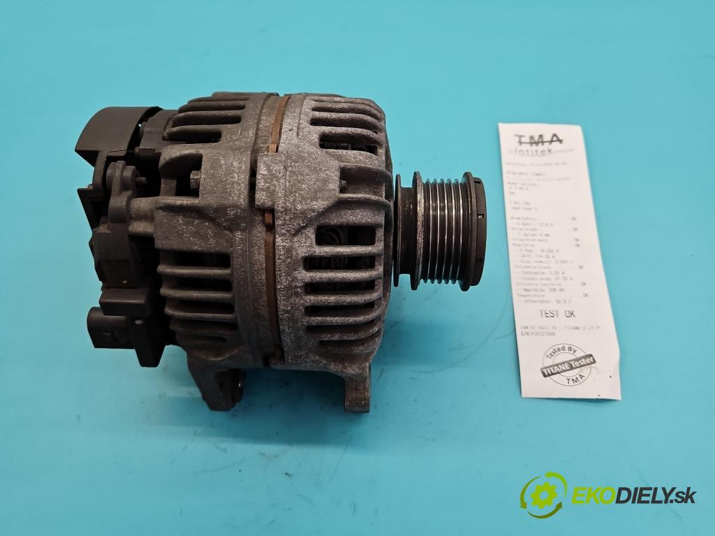 Seat Leon I 1999-2005 1.9 tdi 90 HP manual 66 kW 1896 cm3 5- Alternator 038903023L (Alternátor)