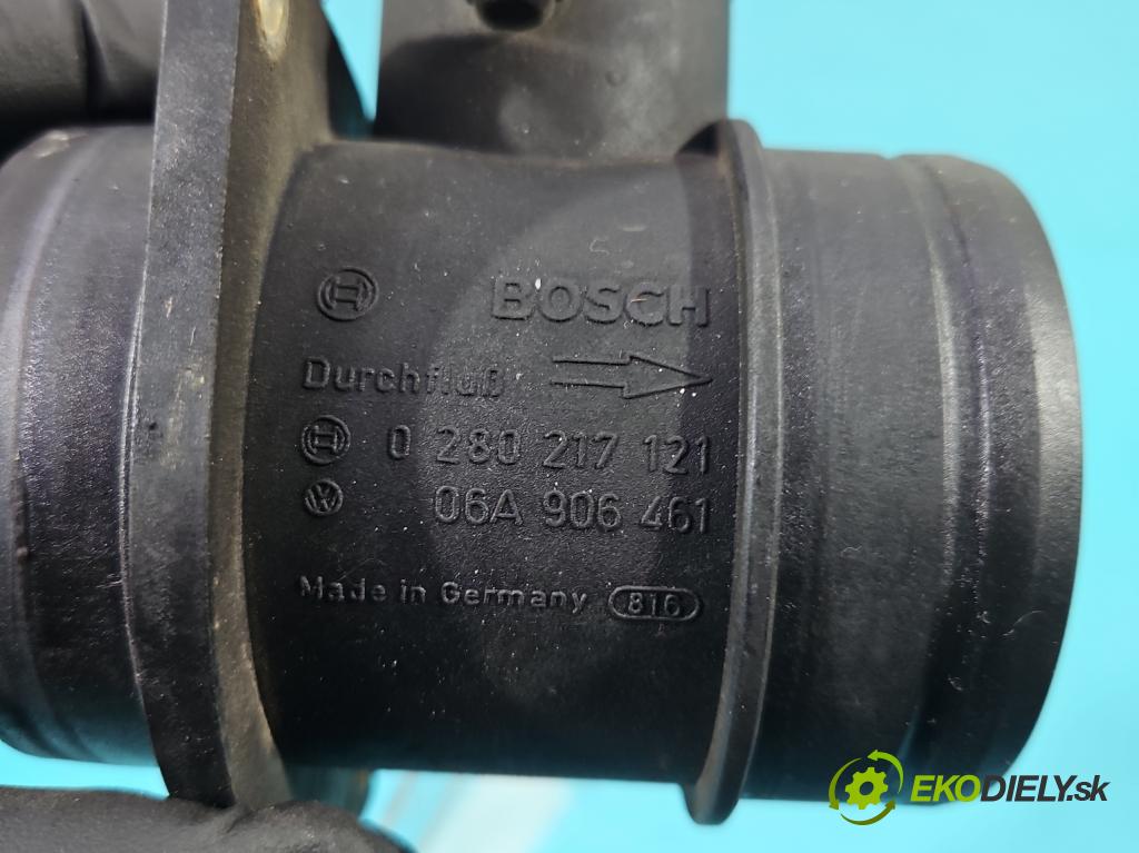 Seat Leon I 1999-2005 1.9 tdi 90 HP manual 66 kW 1896 cm3 5- průtokoměr: 0280217121 (Váha vzduchu)