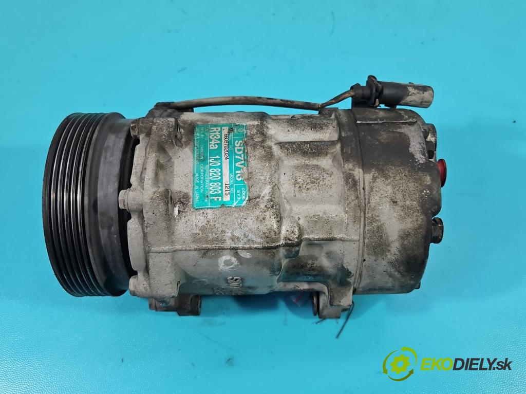 Seat Leon I 1999-2005 1.9 tdi 90 HP manual 66 kW 1896 cm3 5- Kompresor: klimatizácie 1J0820803F (Kompresor klimatizácie)