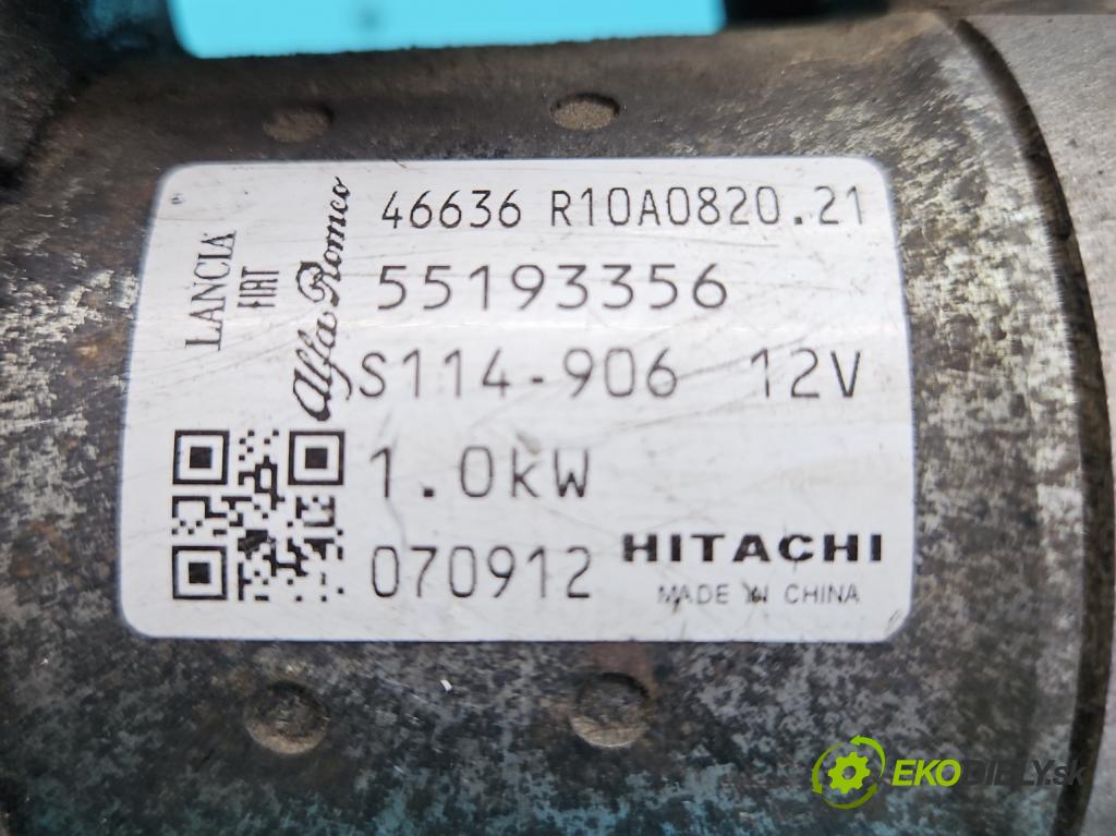 Fiat Stilo 1.2 16V 80 HP manual 59 kW 1242 cm3 5- štartér 55193356 (Štartér)
