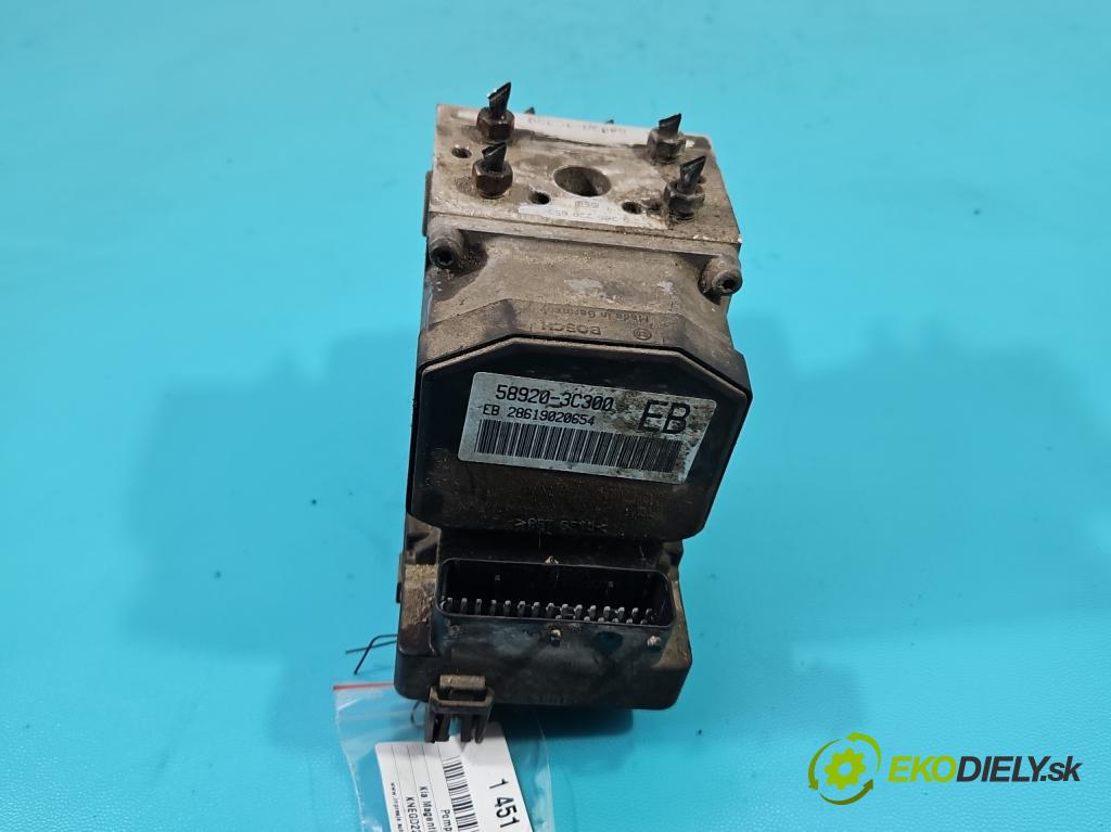 Kia Magentis I 2000-2005 2.0 16V 136 HP manual 100 kW 1997 cm3 4- čerpadlo abs 0265220652 (Pumpa ABS)