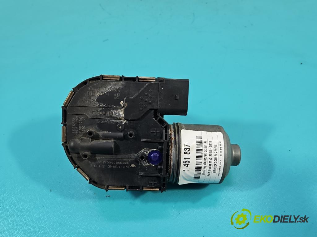 Ford Focus Mk3 2010-2018 1.6 tdci 95 HP manual 70 kW 1560 cm3 5- motor stieračov predné BM51-17504-BG