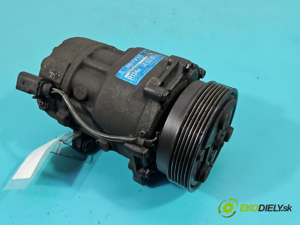 Seat Toledo II 1998-2004 1.9 tdi 110 HP manual 81 kW 1896 cm3 4- Kompresor: klimatizácie 1J0820803K (Kompresor klimatizácie)