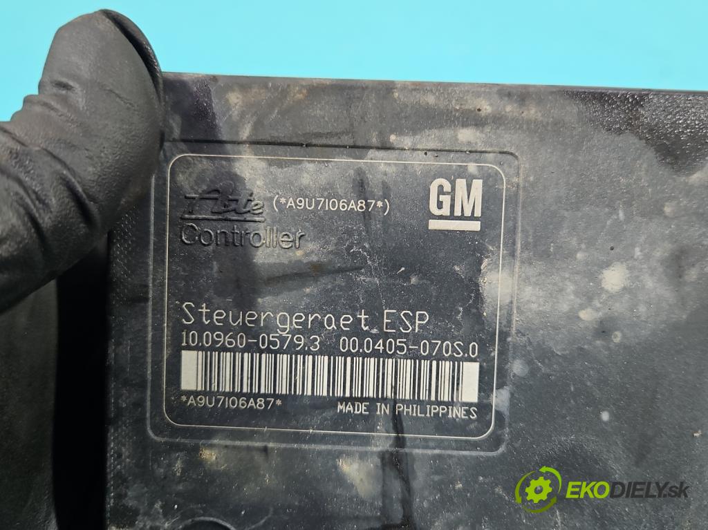 Opel Astra III 2004-2014 1.7 cdti 101 HP manual 74 kW 1686 cm3 5- čerpadlo abs 13246537 (Pumpa ABS)