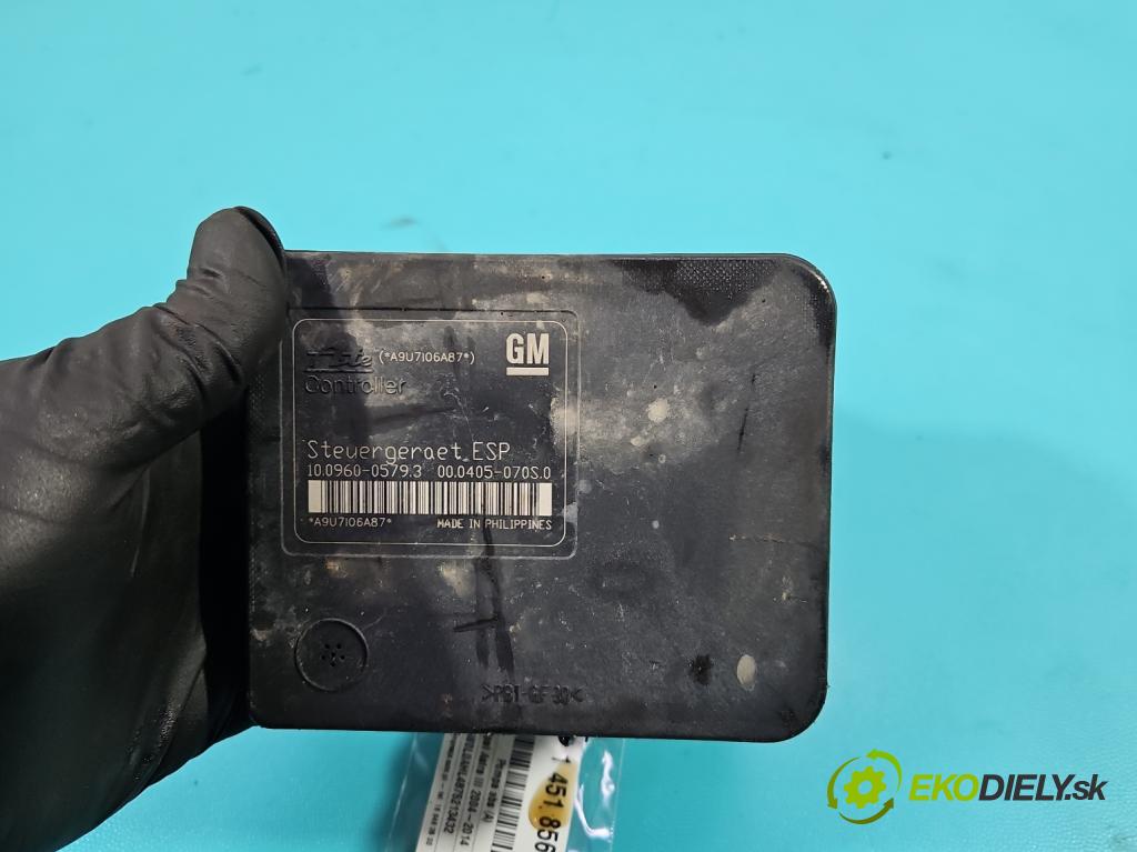 Opel Astra III 2004-2014 1.7 cdti 101 HP manual 74 kW 1686 cm3 5- čerpadlo abs 13246537 (Pumpa ABS)